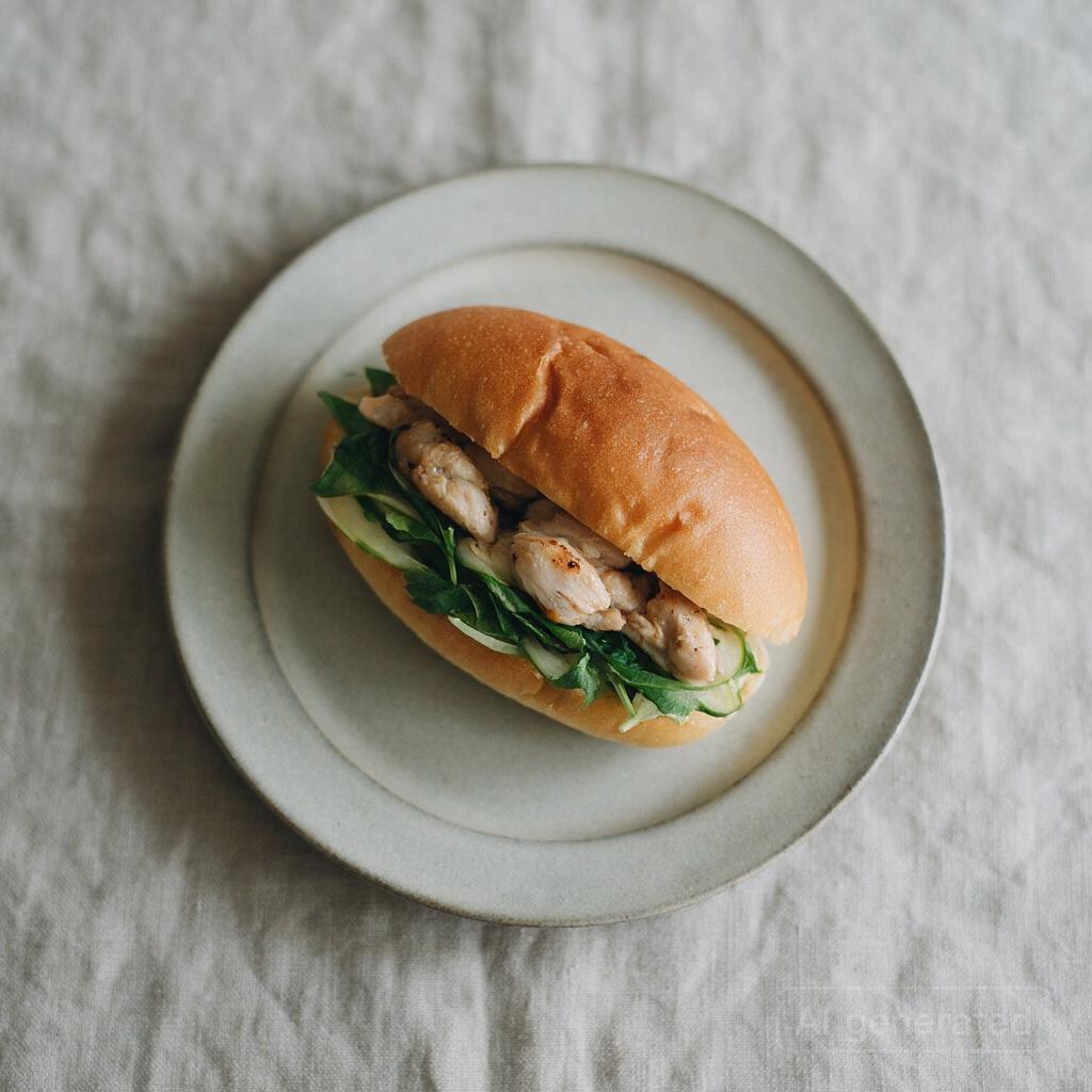 Grilled Chicken Melt without the cheese sauce