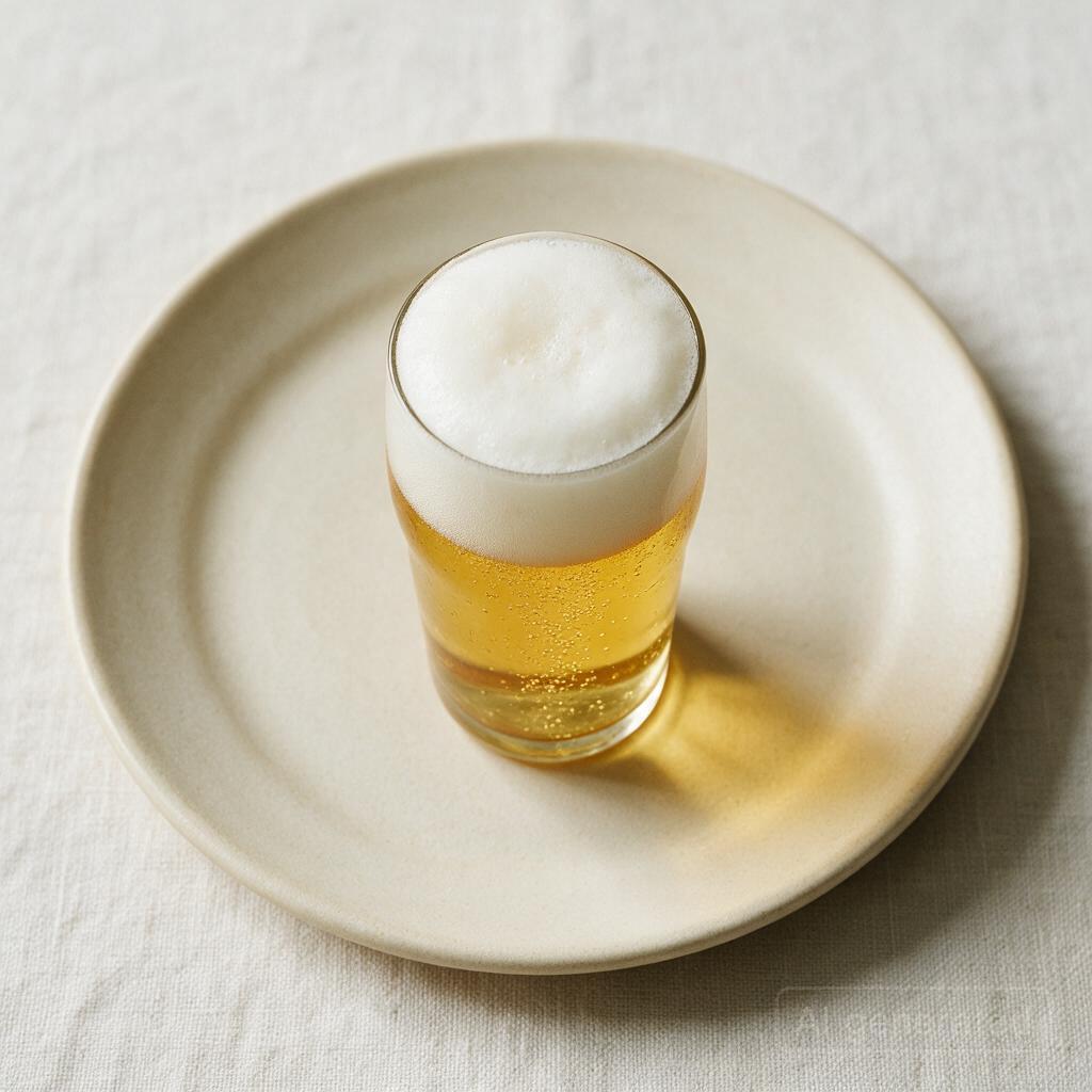A lager or pilsner on draft