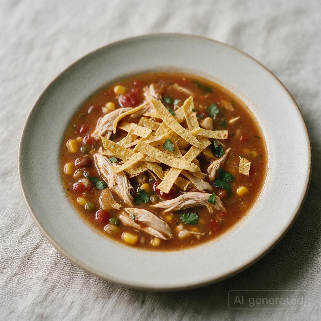 Chicken tortilla soup