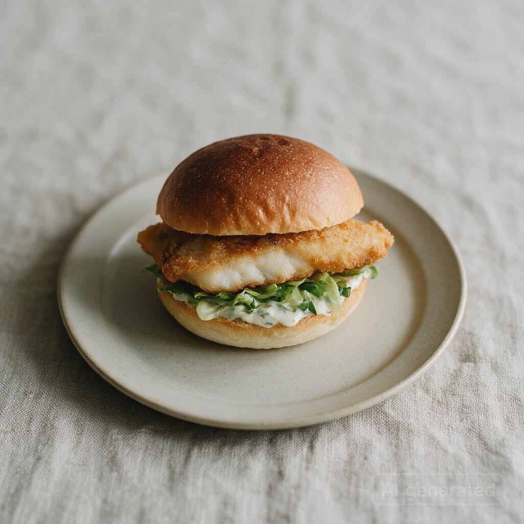 Fish burger (if available)